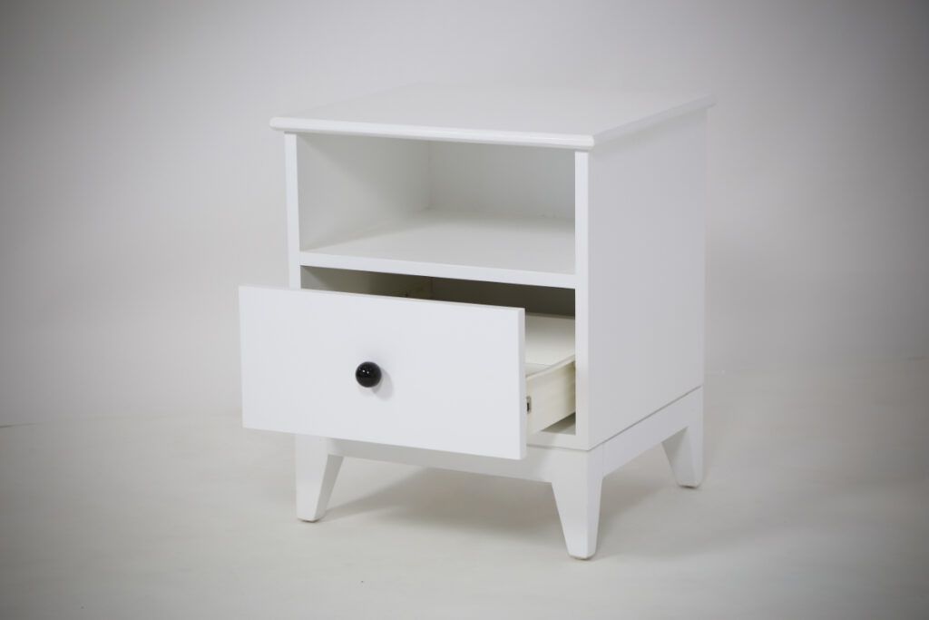 Table de Nuit Rivera Blanc 1